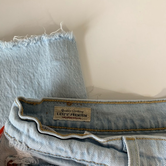 Levi’s 501 Original Stretch Cropped Jean Size 30 - Picture 3 of 11